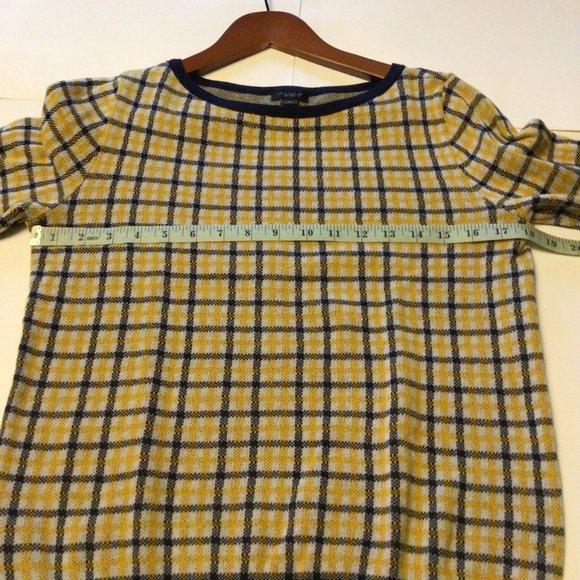 Ann Taylor Plaid Sweater Retro Style Size Small - Picture 3 of 6